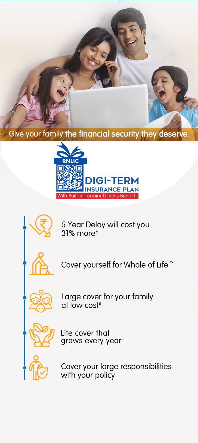 Term Insurance Premium Comparison Chart